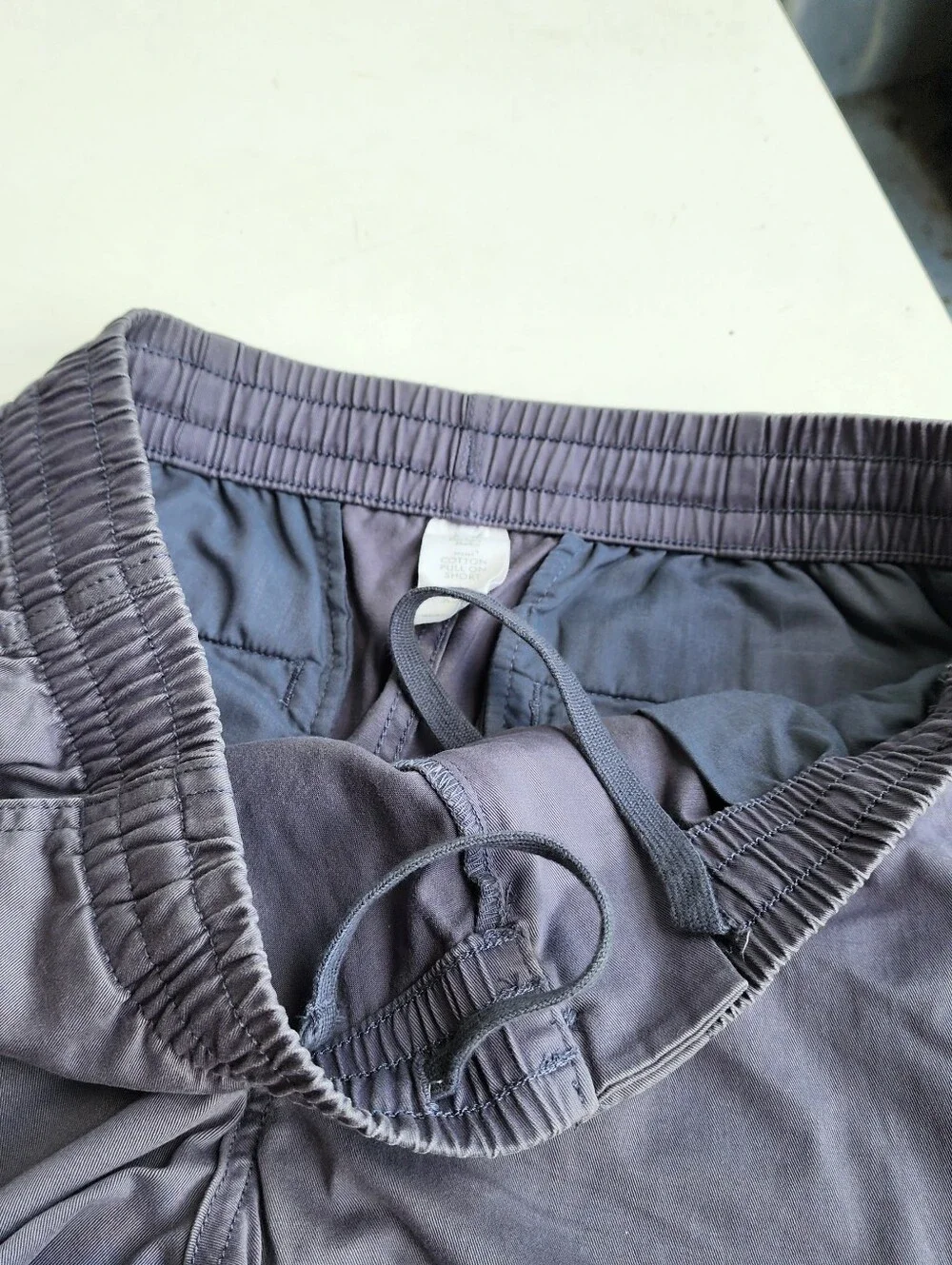 Member's Mark Men's Cotton Pull-On Short, 7-inch Inseam, Relaxed Fit Gray L